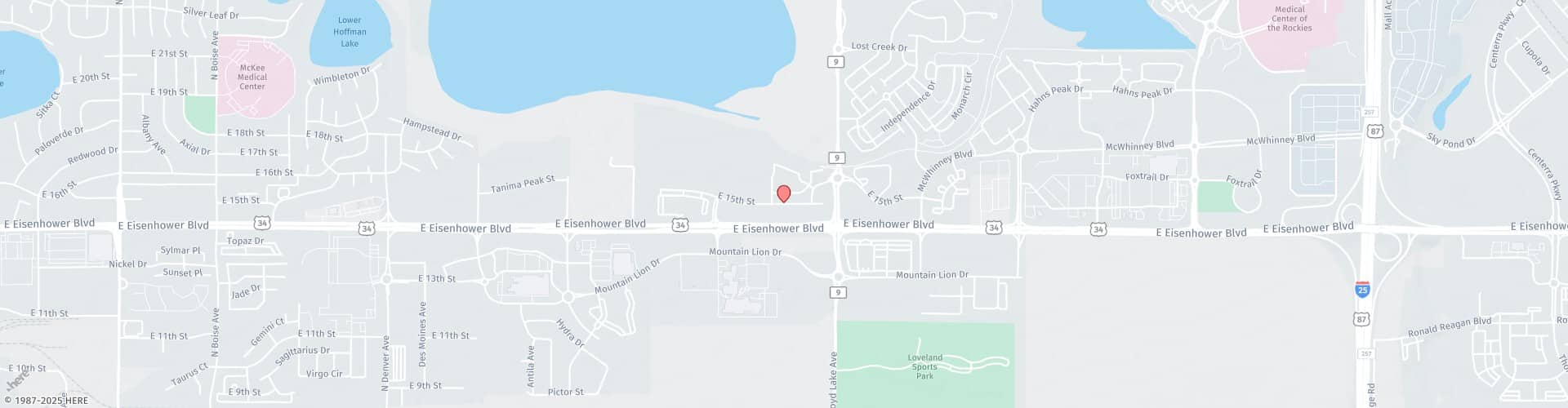 Location Map: 3650 E. 15th St, Loveland, CO 80538