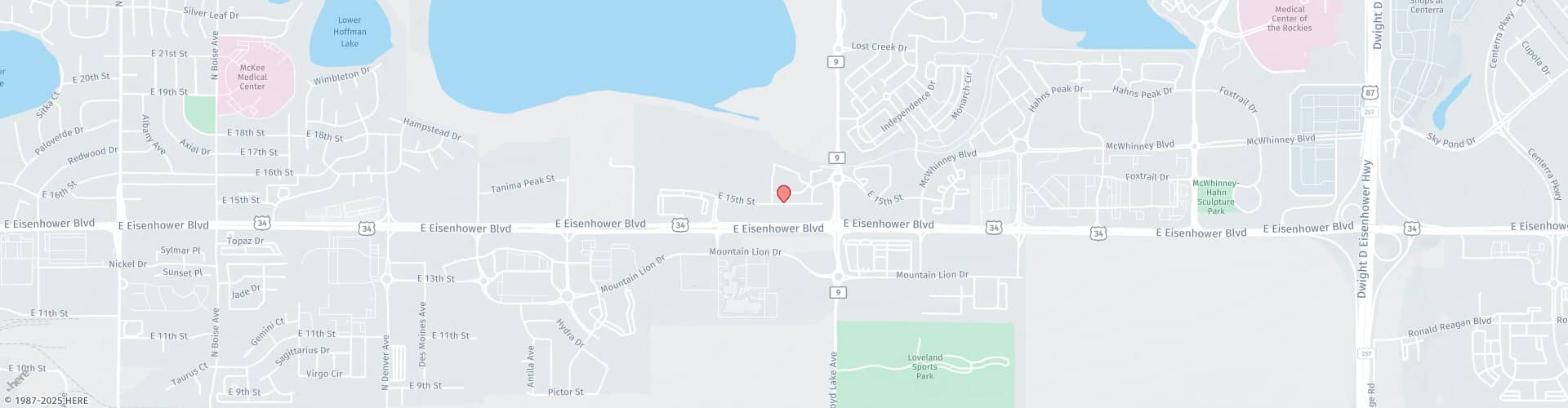 Location Map: 3650 E. 15th St, Loveland, CO 80538